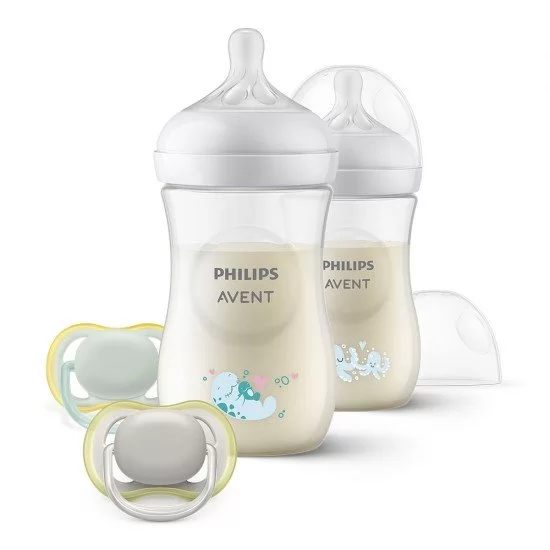 PHILIPS AVENT Комплект за бебе Natural Response, декор Октоподи 1м+