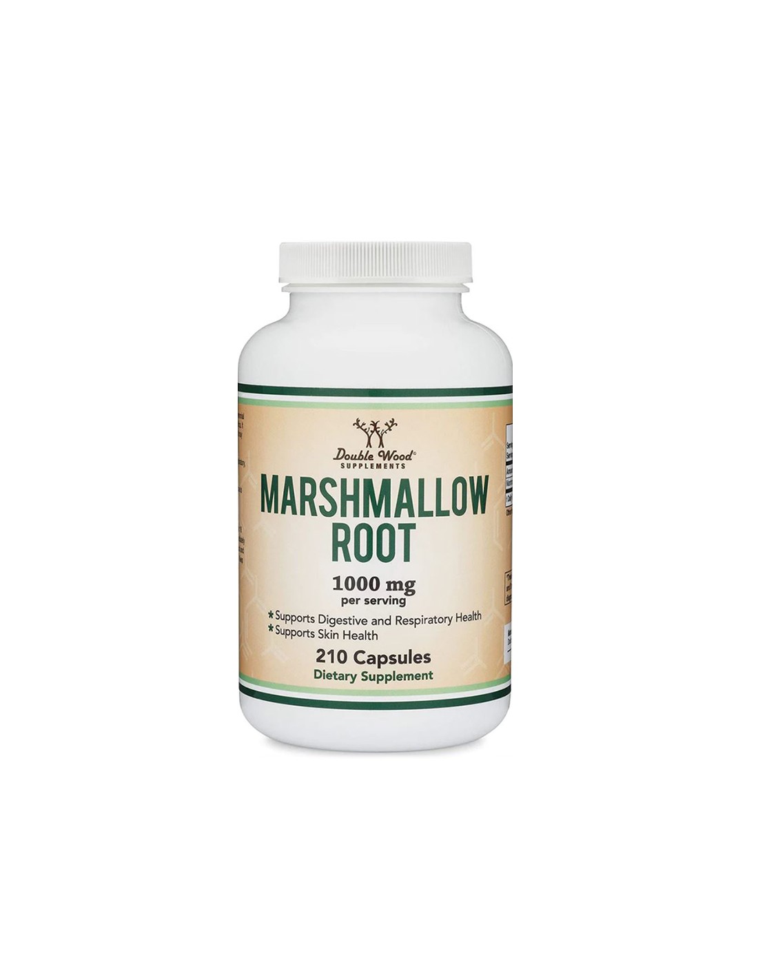 Masmellow Root Marshmallow root - Бяла ружа (корен), 210 капсули Double Wood | Family ...